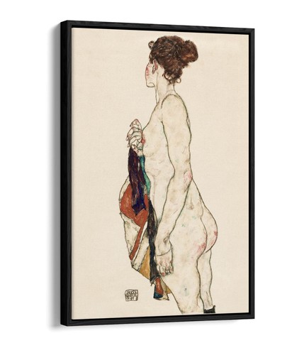 Egon schiele standing nude - egon, schiele,
