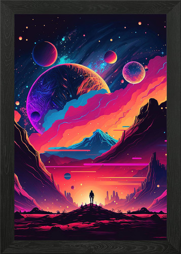Long stand framed wall - long,