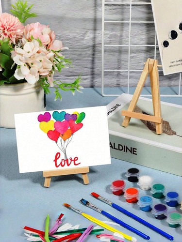 10pcs mini wooden - 10pcs, stands