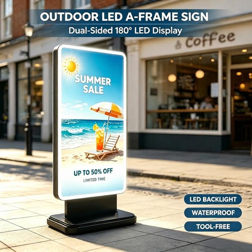 Led waterbase pavement - pavement, sign