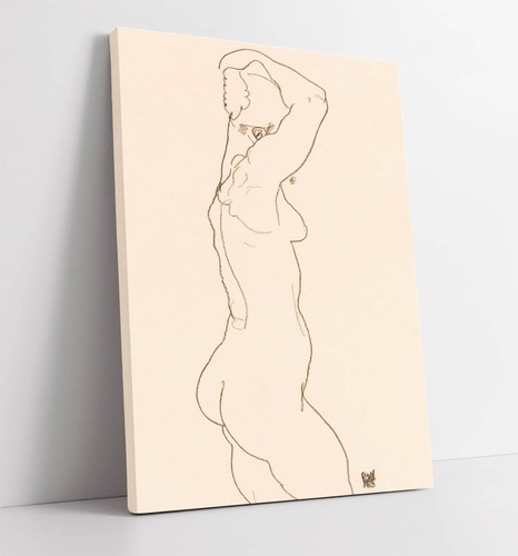Egon schiele standing - schiele, nude
