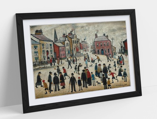 Lowry people standing - people,