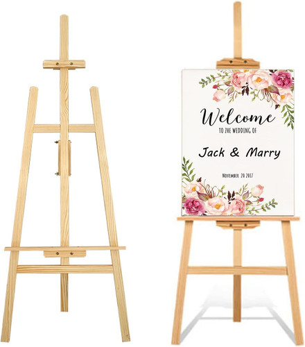 Wooden easel stand inch - wooden,