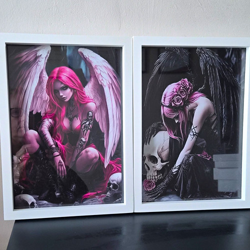 Angel framed canvas pictures - canvas,
