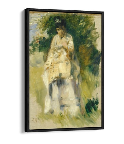Woman standing tree - by,