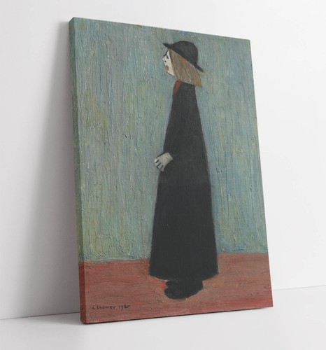 Woman standing lowry - l.s.,