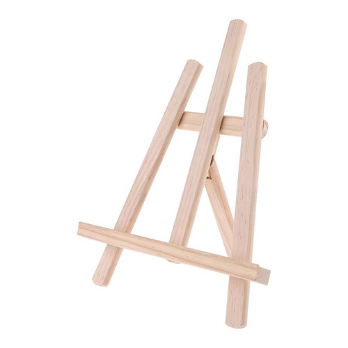 Small wooden easel shaped - small,