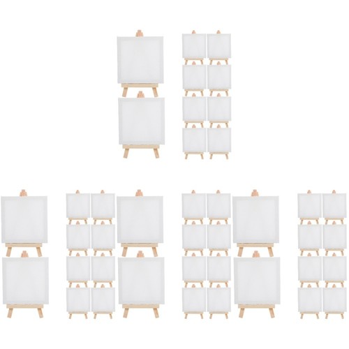 Durable small canvas and easel - canvas,