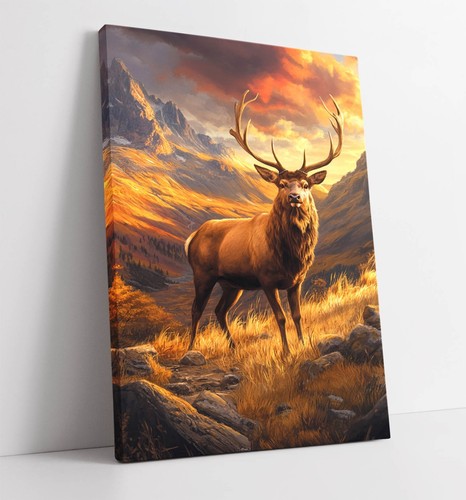 Majestic stag standing - stag,