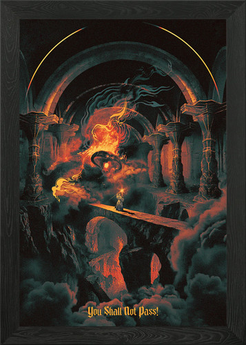 Gandalf stand moria s fiery - stand:, moria's