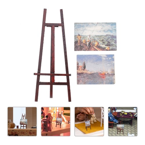 Mini canvases with easel small - canvases,