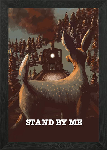 Stand framed wall art - by,