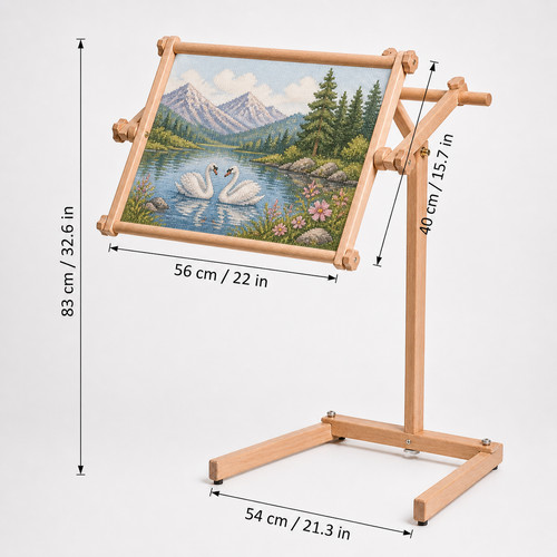 Wood embroidery stand - embroidery,